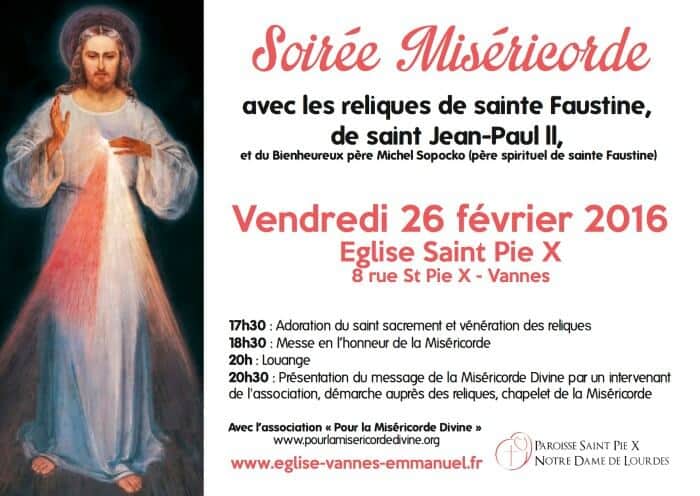 affiche soirée Misericorde