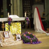 Les reliques de sainte Faustine, saint Jean-Paul II et du bienheureux Michel sopocko