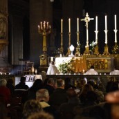 Adoration du Très Saint Sacrement samedi soir - 2 avril 2016 - 11ème Anniversaire de la mort de Jean-Paul II